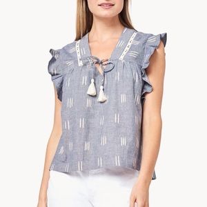 Lilla P chambray cotton ikat print - Medium